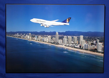 AIRCRAFT POSTER (B747-300, VH-INJ) (image for) AIRCRAFT POSTER (B747-300, VH-INJ)